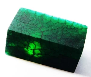 762.25 CT Colombian Green Emerald Natural Rough Huge Loose Gemstone - Picture 1 of 8