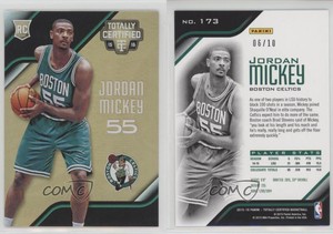 2015-16 Panini Totally Certified Rookies Mirror Gold /10 Jordan Mickey Rookie RC