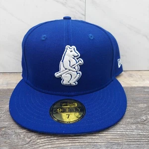 New Era Chicago Cubs 1914 Cooperstown Collection Blue 59FIFTY Fitted Hat Size 7 - Picture 1 of 9