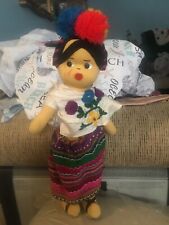 Guatemalan typical cloth Doll 18 1/2” Tall