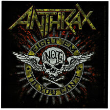 ANTHRAX FIGHT 'EM TIL YOU CAN'T Sticker Decal Heavy Metal, Rock and Roll
