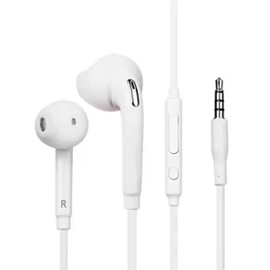 Hands-free Wired Earphones Headphones Headset w Mic Earbuds for SmartPhones - Picture 1 of 6