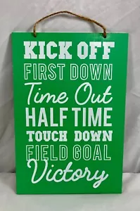 Two Sided FootBall Game Day Party Sign - Picture 1 of 6