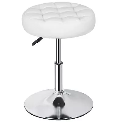 Vanity stool Adjustable Height 360° Swivel PU Leather Makeup Ottoman Stool Chair - Image 1 of 4