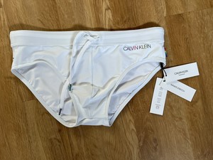 calvin klein white handbolsa