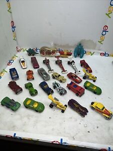 1/64th scale vintage diecast lot of (26) Hot Wheels Cars Look!