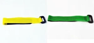 Walkera Runner 250 Advanced Battery Strap Wrap 20mm in Green and Yellow - Picture 1 of 3