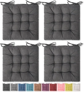 4 Pack Seat Cushion, Chair Cushion, Comfort Chair Pads, Chair Mat for Indoor, Ou - Picture 1 of 7