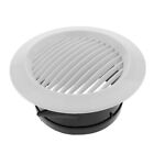 Exterior Wall Air Vent Grille Plastic Round Air Exhaust Vent Grille Ducting