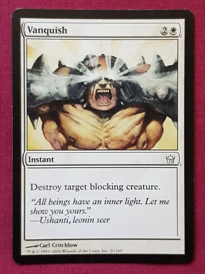 Magic The Gathering FIFTH DAWN VANQUISH white card MTG - Image 1 of 2