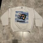 Sweatshirt vintage Microsoft Windows 95 crewneck extrêmement RARE TAILLE MOYENNE 