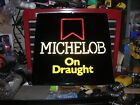 Vintage Michelob On Draught Light Up Beer Sign-18" Square - Excellent Condition