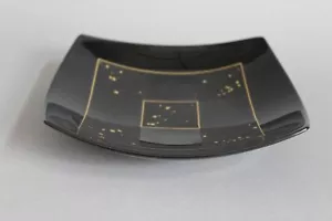 Rosenthal carre d'or gold bowl black Yang Fischer-Treyden 18 cm - Picture 1 of 4