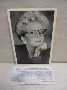 Sally Jessy Raphael signed handsigniert s/w Foto & Show Taping Publikum Ticket - Bild 1 von 10