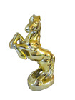 Vintage Porcelain Gold Rearing Horse Stallion Figure 