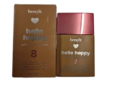 Benefit Hello Happy Soft Blur Foundation Shade 8 30ml SPF15 - Image 1 of 4