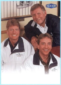 MICKEY MANTLE mit Söhnen David und Danny 1998 Fleer Chicago Convention PROMO #NC2 - Bild 1 von 2