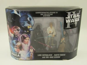 Star Wars Saga Collection Luke Skywalker, Darth Vader, Obi-Wan Kenobi Figure Set - Picture 1 of 4