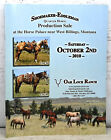 Shoemaker Eddleman Quarter Horse Production Sale 2010 Catalog Montana