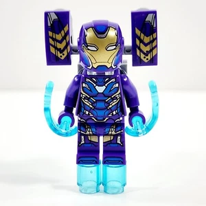 Lego Rescate Minifigura Pepper Potts Púrpura Armadura Vengadores Endgame 76144 sh0610 - Imagen 1 de 4