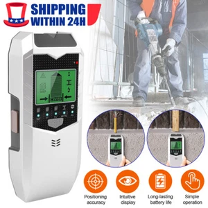 5 IN 1 LCD Digital Stud Finder Wood Metal Wire Pipe Wall Scanner Sensor Detector - Picture 1 of 11