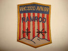 Headquarter & Headquarter Company HHC 222nd Aviation Bn RAMROD Vietnam War Patch