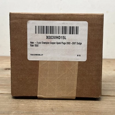 Paquete de 8 bujías Champion Copper Plus para Dodge Ram 1500 2002-2007 4,7 L V8 Foto 1 de 2