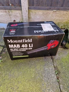 Mountfield Leaf Blower Brand New Unused.40v Bare Unit No Battery Included - Picture 1 of 3