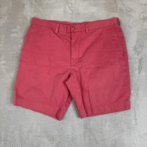 Vintage Polo Ralph Lauren Chino Shorts Mens 38 Coral Pink Preowned Cotton - Picture 1 of 8