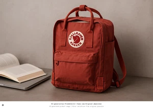 Fjällräven Kånken Mini Rucksack Kinder Rot Freizeit Alltag Schule 29cm Polyester - Bild 1 von 5