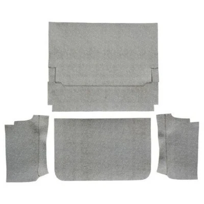 Cubierta de alfombrilla de maletero 3 piezas para Ford Galaxie 1965-1966 convertible de 2 puertas gris Foto 1 de 4