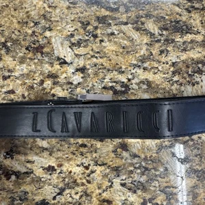 Cintura Z Cavaricci nera taglia 31/32 fibbia argento - Foto 1 di 7