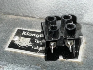 1 pcs NOS Vintage Siemens Klangfilm 1940 4 Position cube Terminal Block - Picture 1 of 7