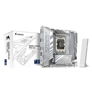 GIGABYTE B860I AORUS PRO ICE Motherboard - Intel Core Ultra Series CPUs, 8+1+2+1 - Bild 1 von 5