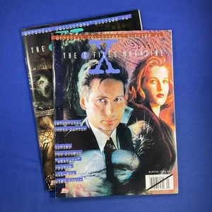 The X-Files Official Collector's Edition #1 and #2 Topps Magazine 1996 Set Lot - Picture 1 of 9