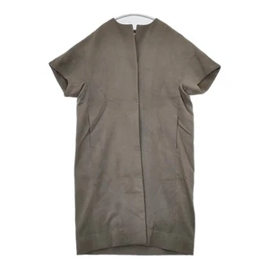 evam eva E183T143 Angora wool vest coat E183T143 coat gray 5-0904T△ - Picture 1 of 5