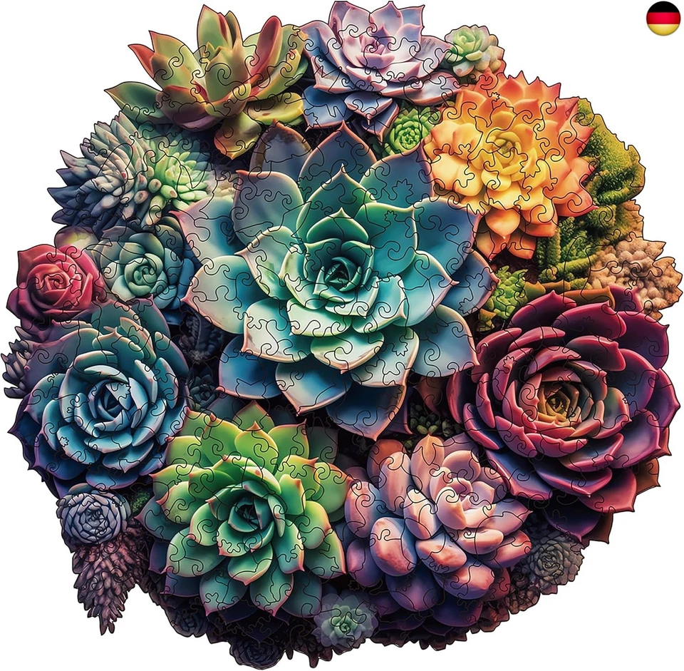 MARKE WHJSG Holzpuzzle Erwachsene, 200 Teile Holzpuzzle Tiere füR Erwachsene und Kinder,