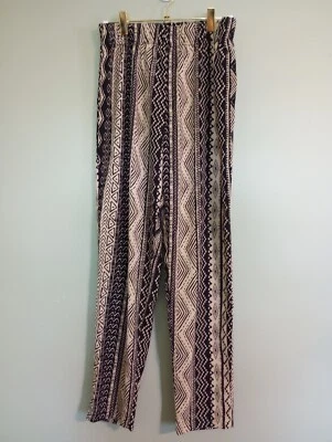 Pantalones Ambiance Apparel talla M negros y tostados Foto 1 de 4