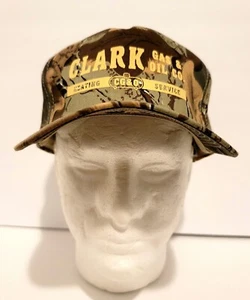 Gorra Clark Heating & Oil Co Sombrero Camuflaje Snapback Industrial Local OTTO - Imagen 1 de 12