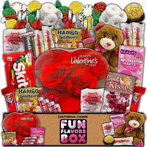Valentinstag Süßigkeiten Geschenkbox 50 Stück Variety Pack Schokolade Pflegepaket - Bild 1 von 9