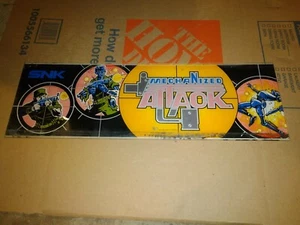 snk mechanized attack arcade plexi marquee #515 - Picture 1 of 1