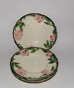 Set di 4 Piatti Pane/Burro Vintage ROSA DEL DESERTO FRANCESCANO Made in USA - Foto 1 di 4
