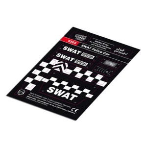 SWAT Police ❤️ PEGATINA apta para bloques de construcción azulejos /6303 - Imagen 1 de 1