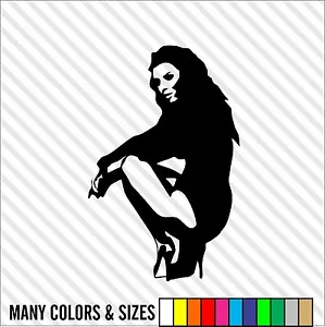 SEXY SILHOUETTE #5 Pin Up Girl Window WALL Decal * Vinyl Car Sticker - Picture 1 of 15