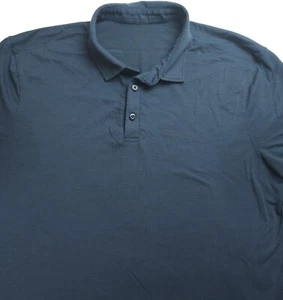 Large Lululemon Evolution Casual Golf Polo Short Sleeve Navy Blue Men's - Picture 1 of 4