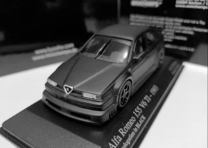 Minichamps 1/43 Alfa Romeo 155 V6 T1 1993 Black - Picture 1 of 5