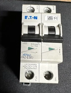 EATON Circuit Breaker FAZ-C50/2, 2-Pole - Picture 1 of 2