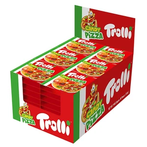 Trolli Pizza 15.5g x 48 Pieces Gummy Halloween Lollies Party Favours Candy - Bild 1 von 6