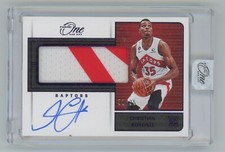 2022-23 Panini One and One RC Purple Jumbo Jersey Auto Christian Koloko 31/35