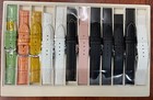 20mm Diloy spanien Konvolut 12 Stück Leder Uhrenarmband  Ansatzbreite sortiert M